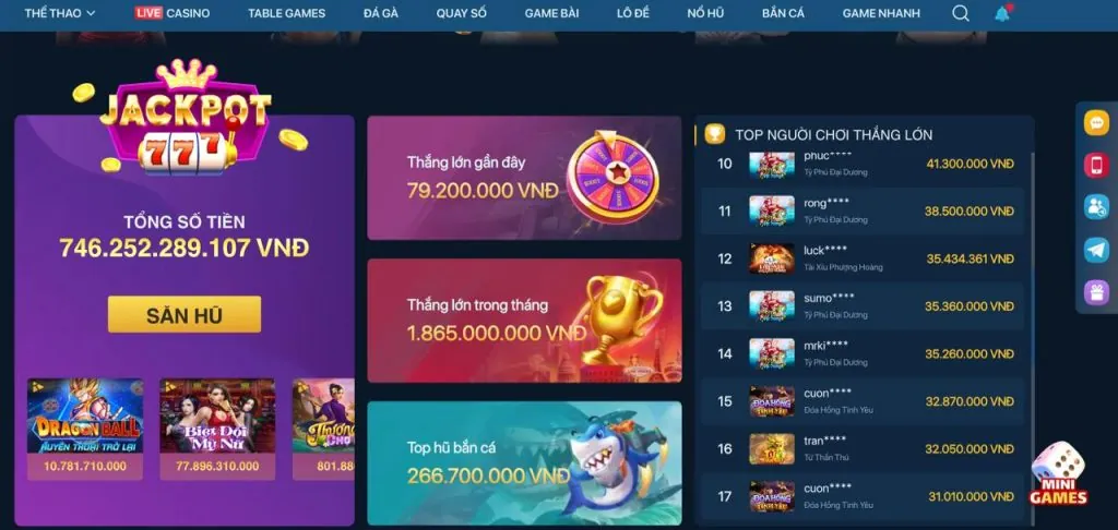 Thưởng nạp lại twin68 web